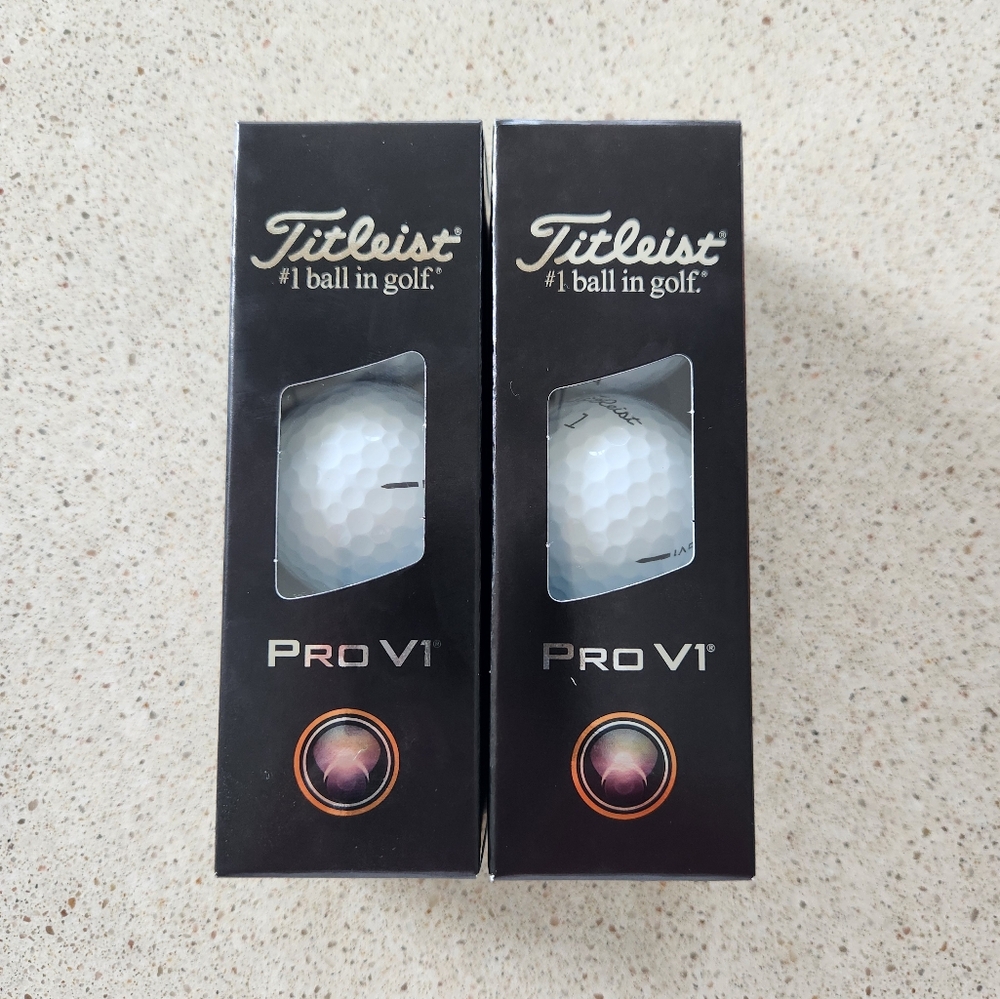 Titleist Pro V1 Golf Balls 2025 3pk x 2